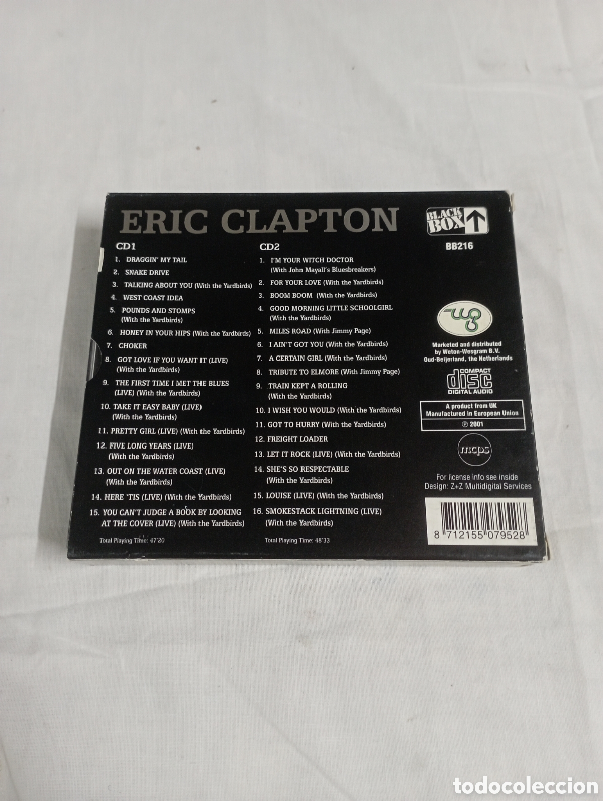 CDs de m&uacute;sica: Eric Clapton Draggin My Tail - Foto 2