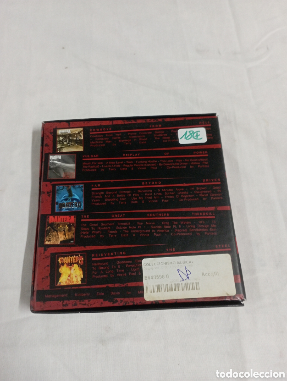 CDs de m&uacute;sica: Pantera 1990-2000 the complete studio albums - Foto 2