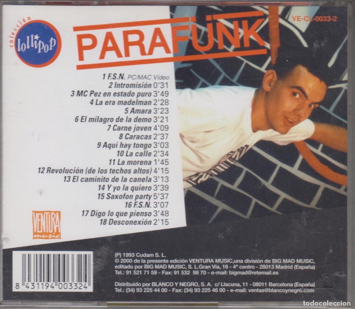 CDs de m&uacute;sica: Paraf&uuml;nk cd 2000 Colecci&oacute;n Lollipop - Foto 2