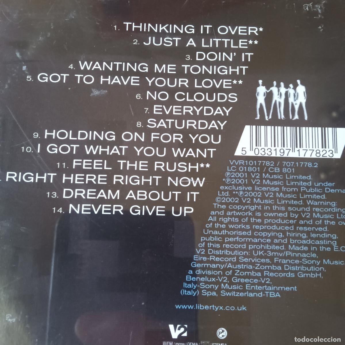 CDs de m&uacute;sica: Libertyx, Thinking It over . CD - Foto 2