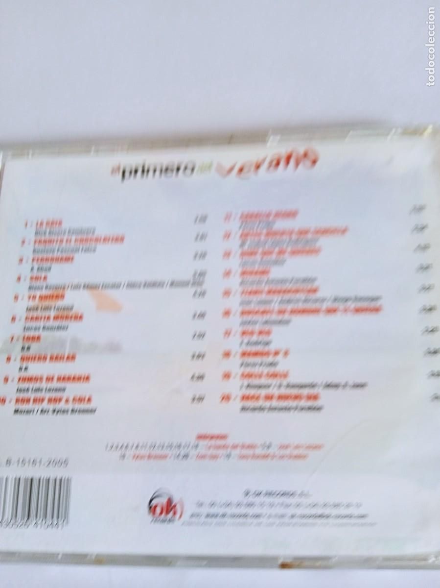 CDs de m&uacute;sica: EL PRIMERO DEL VERANO A&ntilde;o 2005 - Foto 3