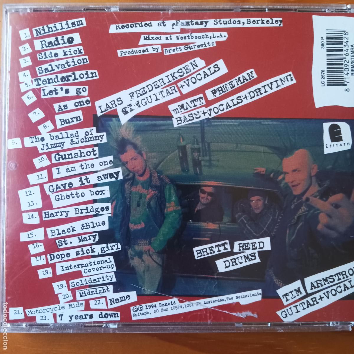 CDs de m&uacute;sica: RANCID, LETS GO. CD PUNK - Foto 2