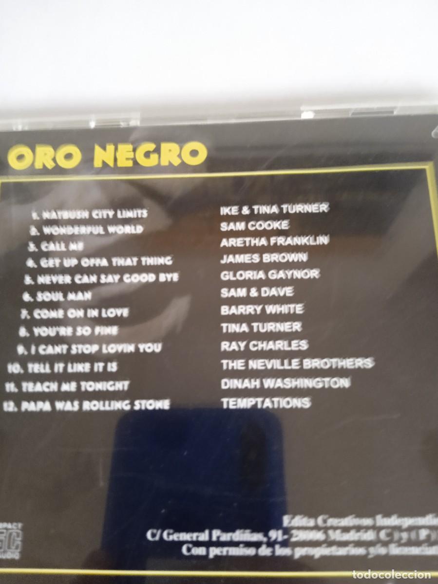 CDs de m&uacute;sica: ORO NEGRO Versiones Originales - Foto 3