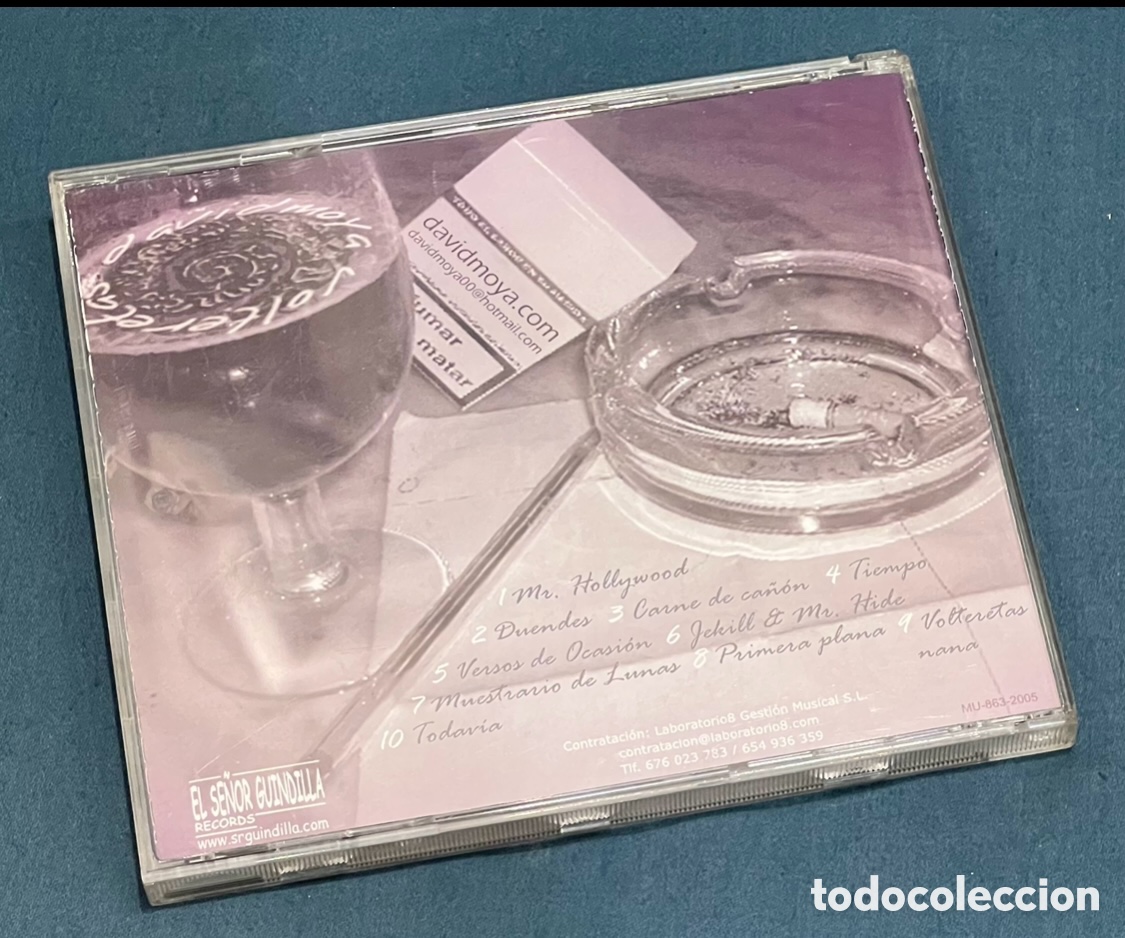CDs de m&uacute;sica: CD. David Moya. &ldquo;Volteretas&rdquo;. 2005. - Foto 2