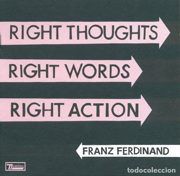 CDs de m&uacute;sica: Franz Ferdinand &ndash; Right Thoughts, Right Words, Right Action - CD - Foto 1