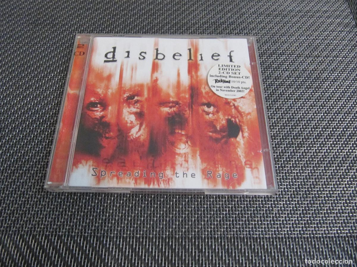CDs de m&uacute;sica: DISBELIEF - SPREADING THE RAGE - 2CDS - Foto 1