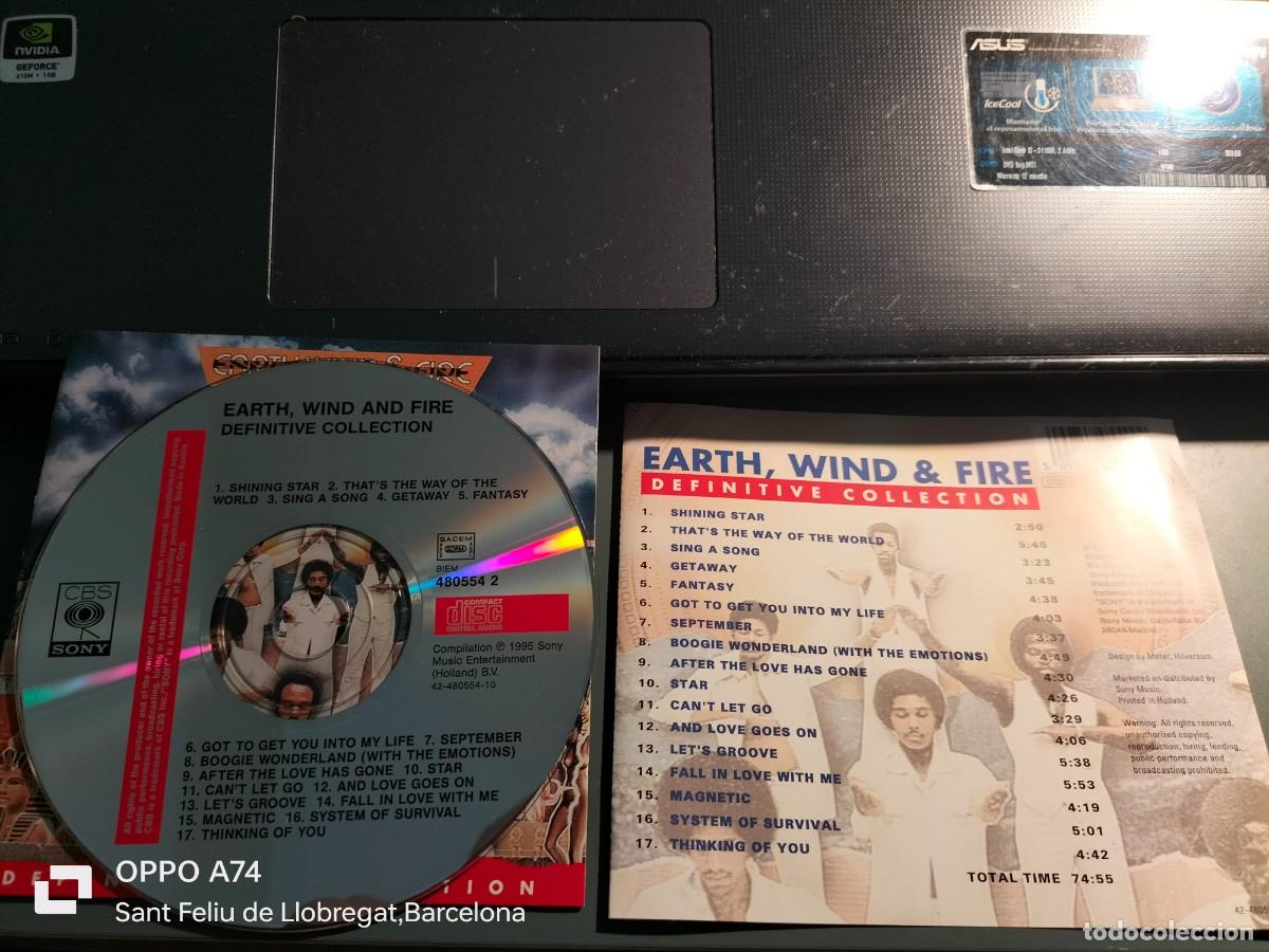 CDs de m&uacute;sica: RAR CD. EARTH, WIND & FIRE. DEFINITIVE COLLECTION - Foto 2