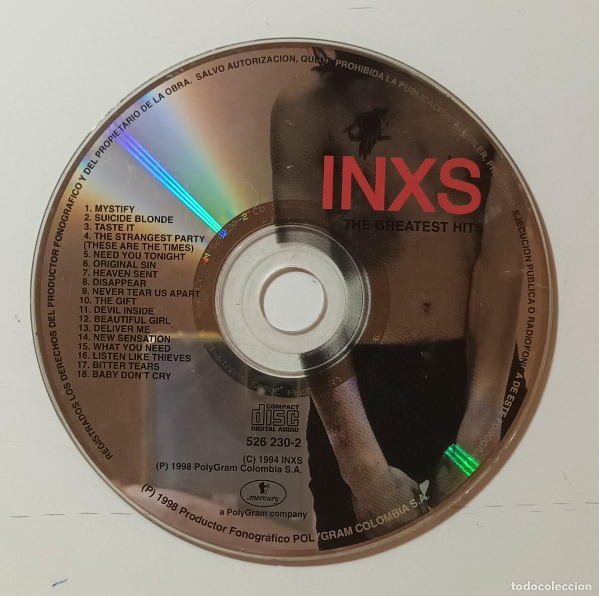 CDs de m&uacute;sica: CD - INXS - THE GREATEST HITS - SIN ESTUCHE - Foto 1