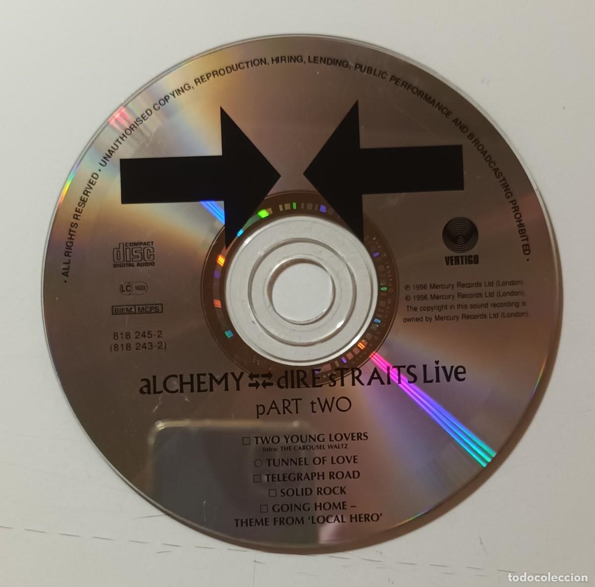 CDs de m&uacute;sica: CD - DIRE STRAITS LIVE - PART TWO - SIN ESTUCHE - Foto 1