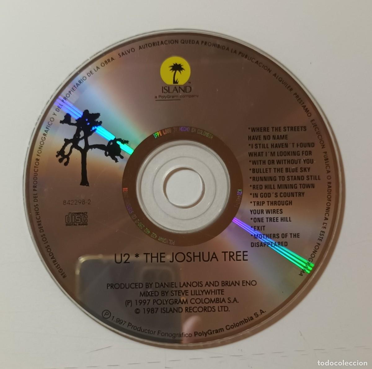 CDs de m&uacute;sica: CD - U2 - THE JOSHUA TREE - SIN ESTUCHE - Foto 1