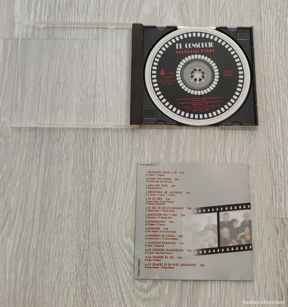 CDs de m&uacute;sica: CD Musica. El Consorcio. Programa doble. - Foto 6