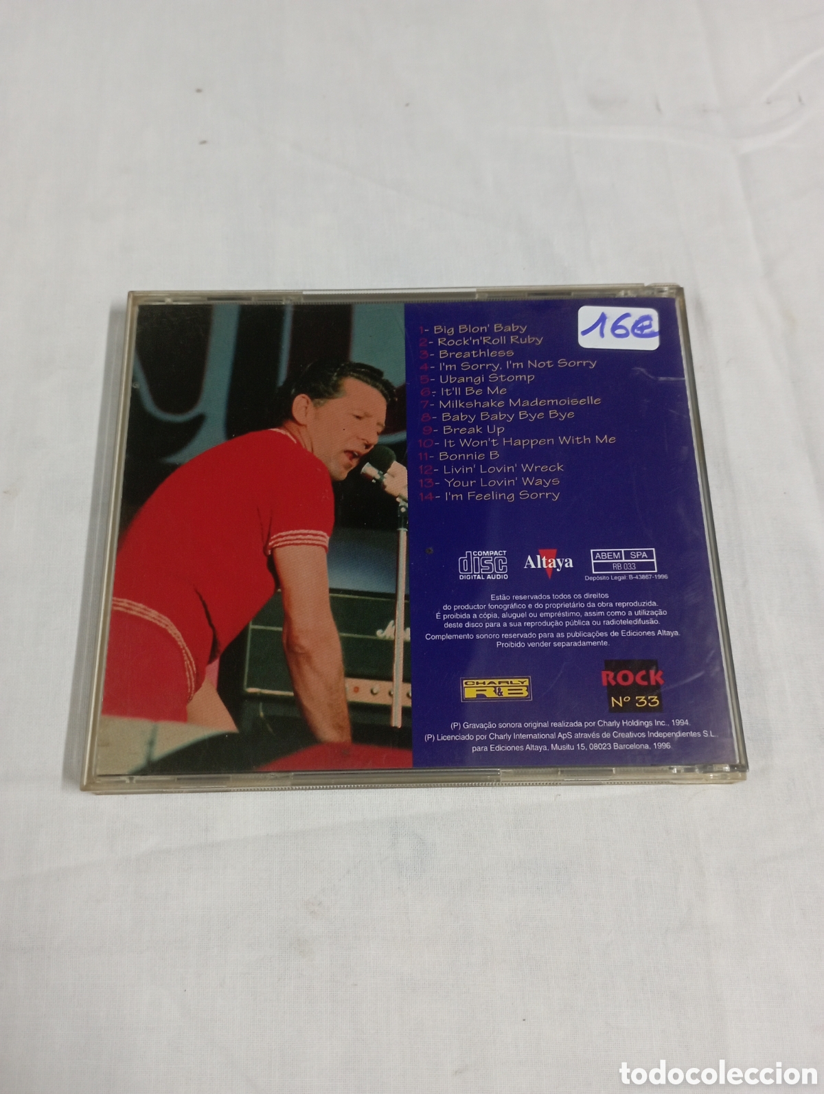 CDs de m&uacute;sica: Jerry Lee Lewis the killer rock again - Foto 2