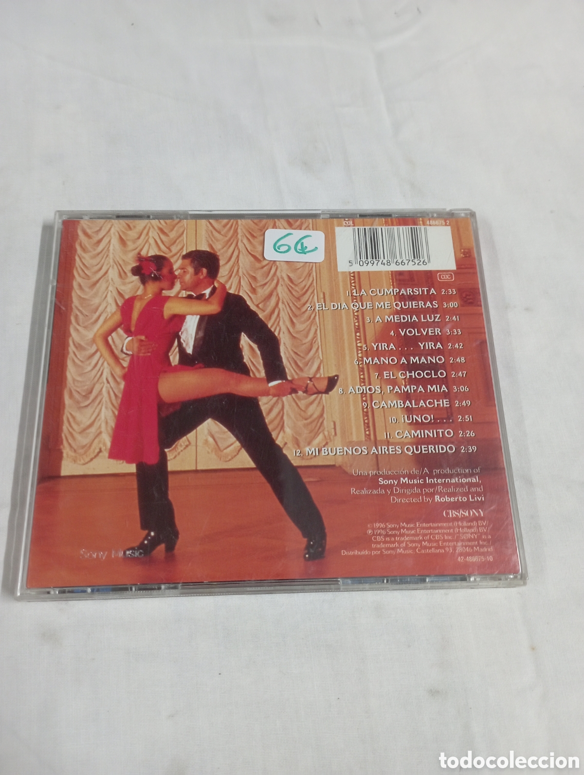 CDs de m&uacute;sica: Julio Iglesias Tango - Foto 2