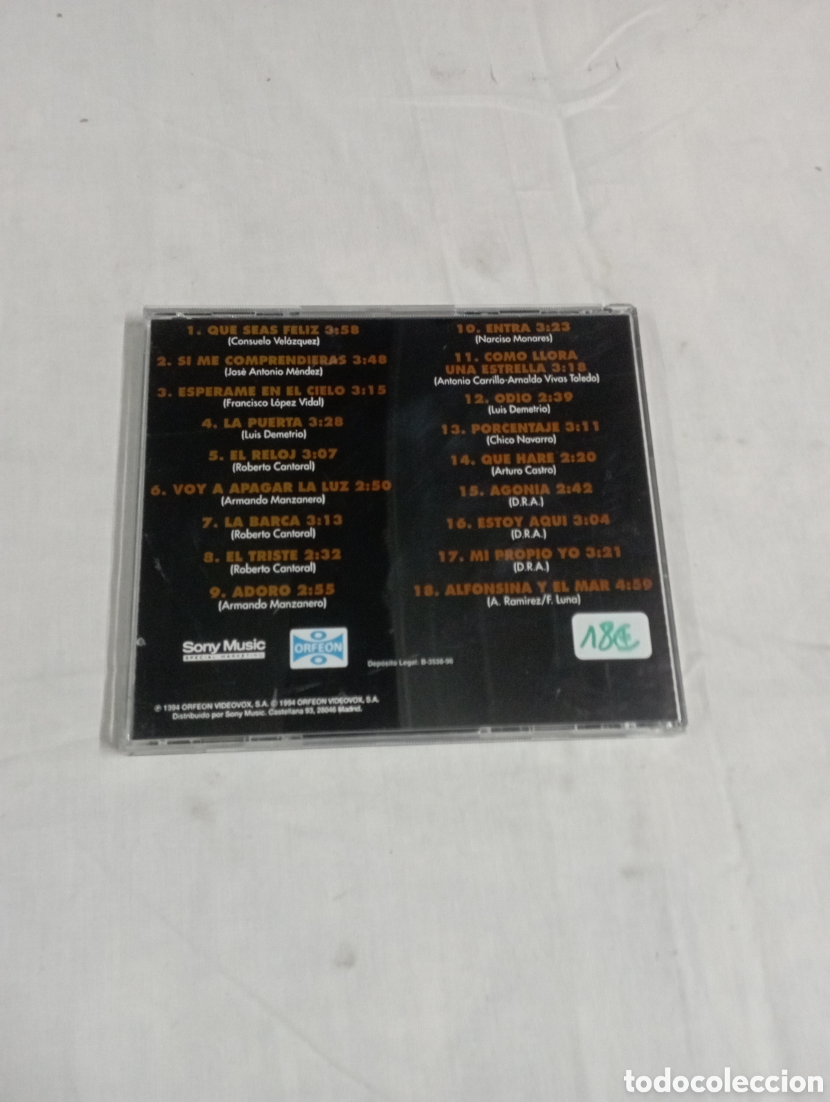 CDs de m&uacute;sica: Lucho Gatica boleros de oro vol.1 - Foto 2