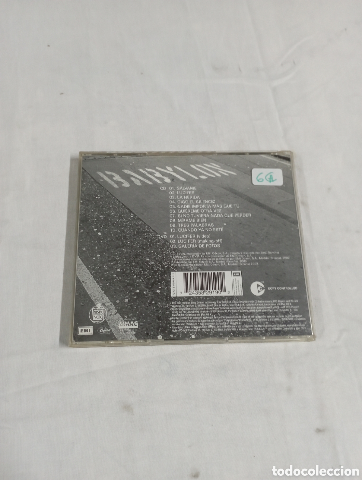 CDs de m&uacute;sica: OBK babylon original - Foto 2