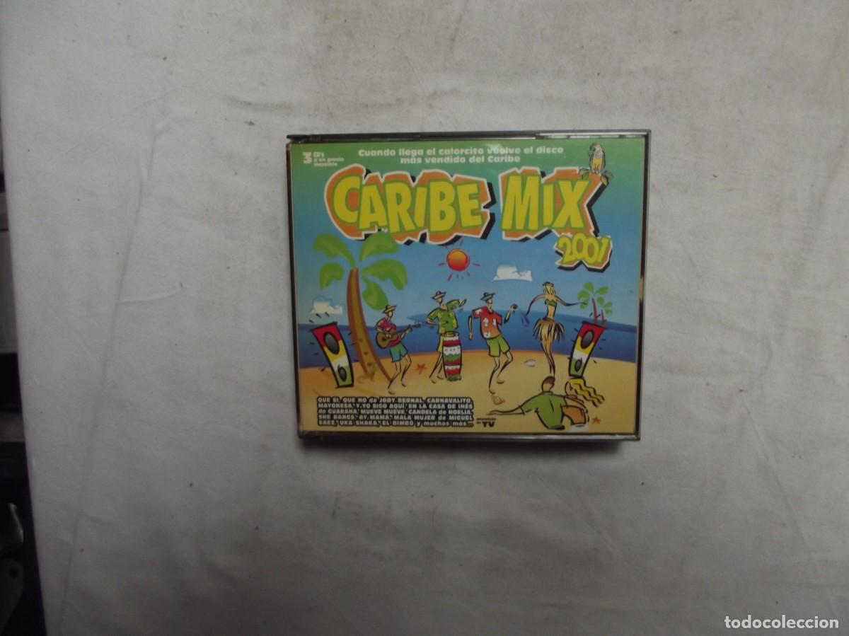 CDs de m&uacute;sica: CD CARIBE MIX 2001 3 CDS - Foto 1