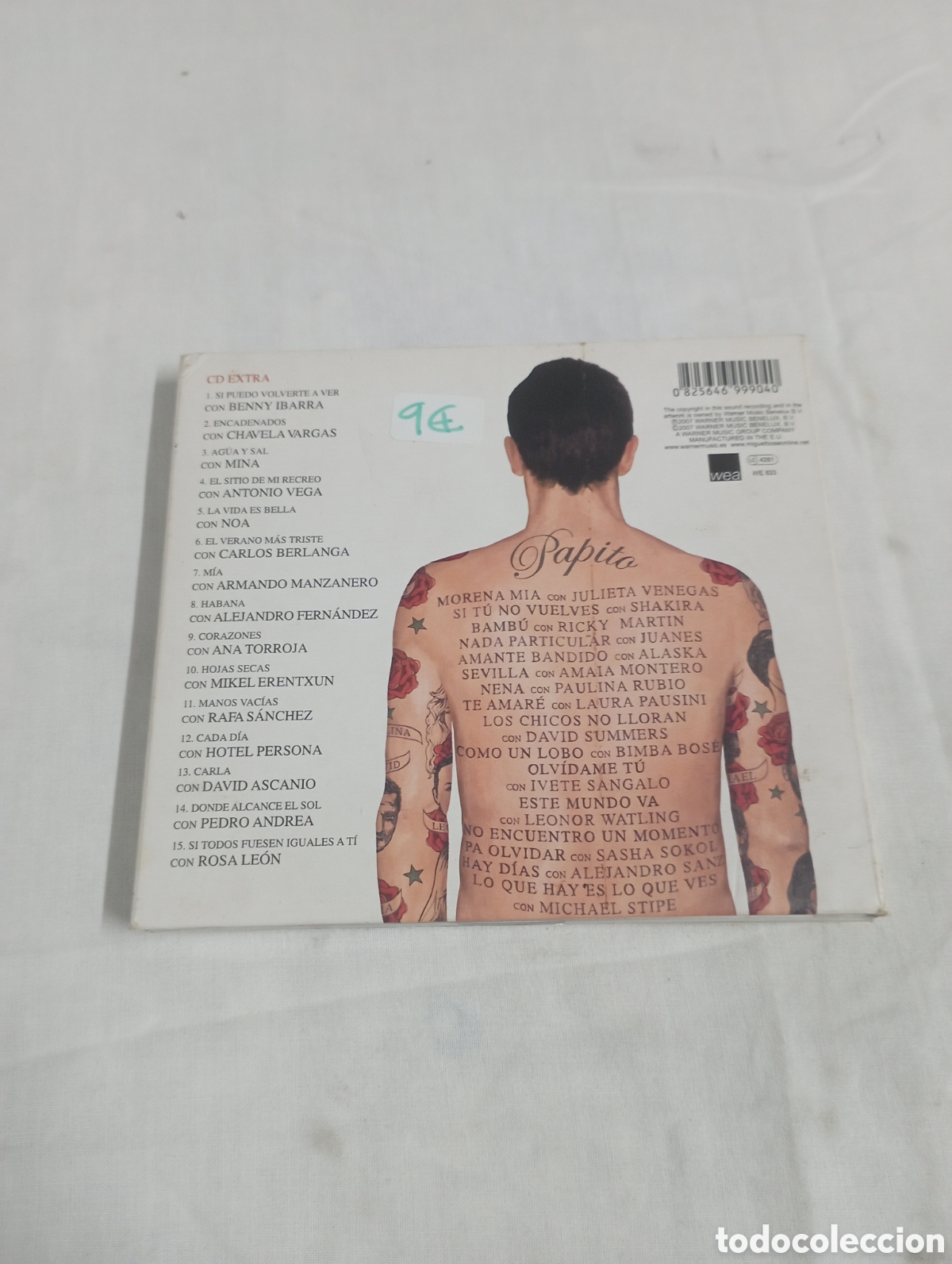 CDs de m&uacute;sica: Miguel Bose papito cd extra - Foto 2