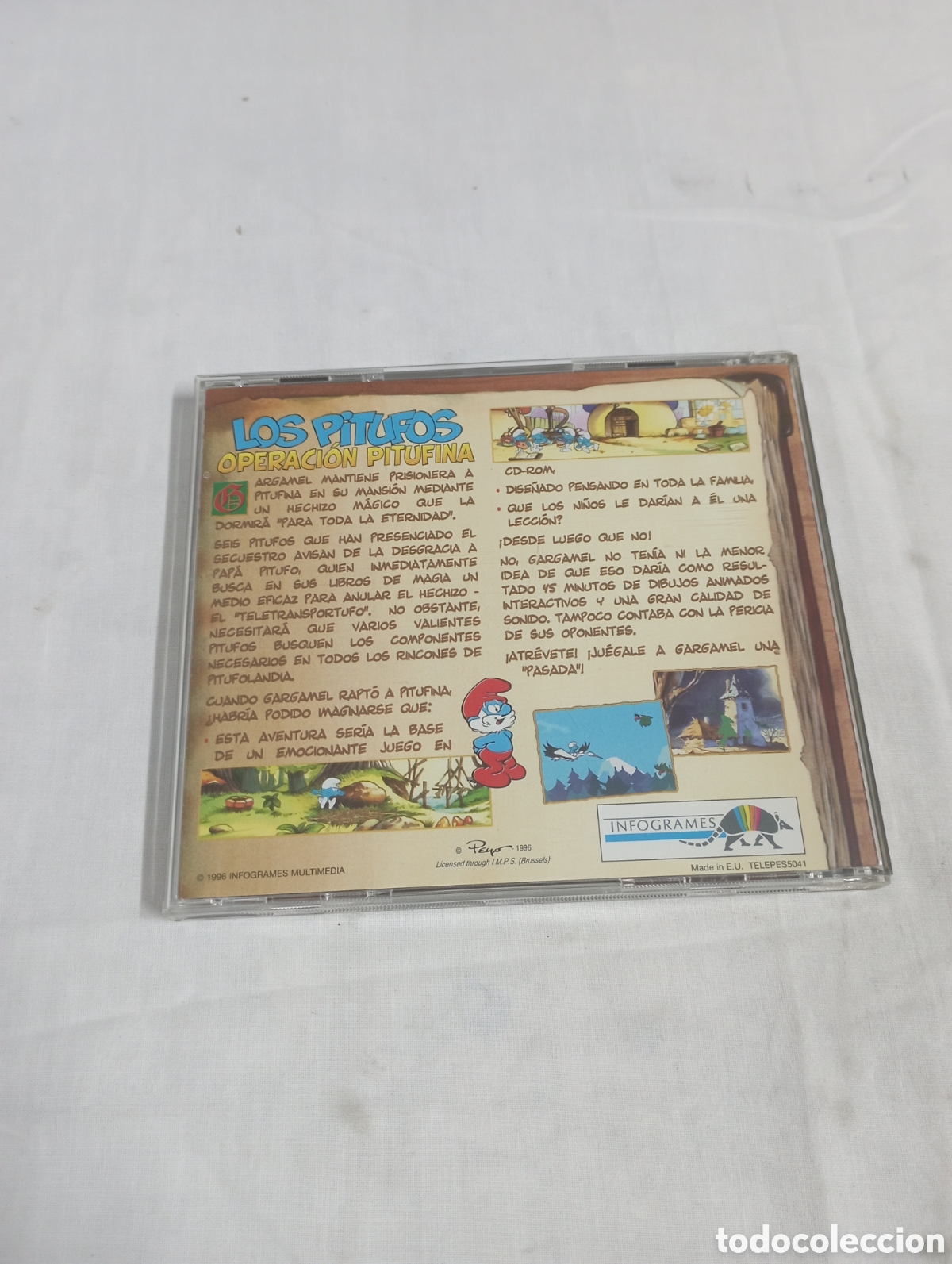 CDs de m&uacute;sica: Los pitufos operaci&oacute;n pitufina - Foto 2