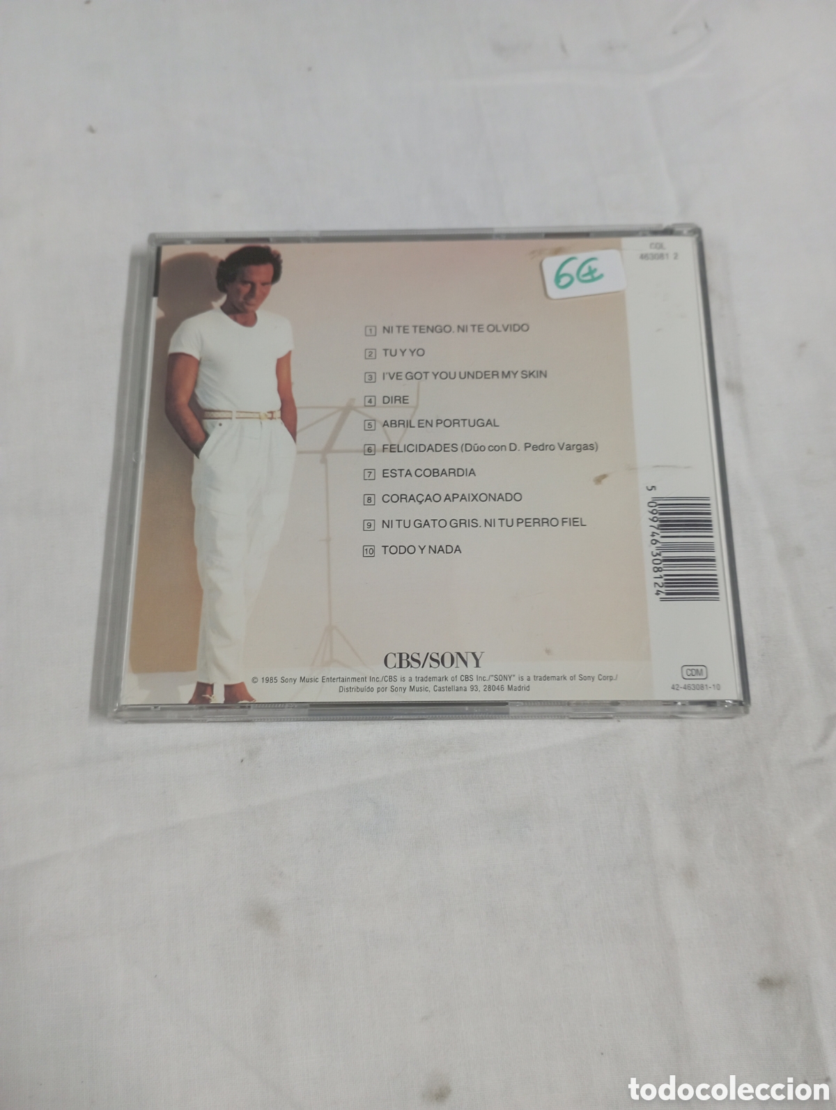 CDs de m&uacute;sica: Julio Iglesias libra - Foto 2
