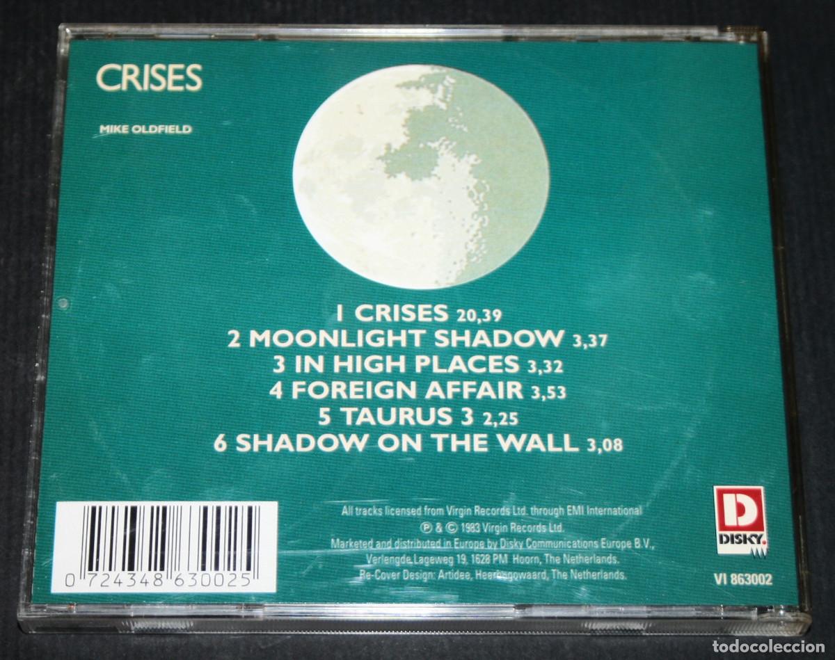 CDs de m&uacute;sica: CD - MIKE OLDFIELD - CRISES - VIRGIN RECORDS, 1983 - Foto 2