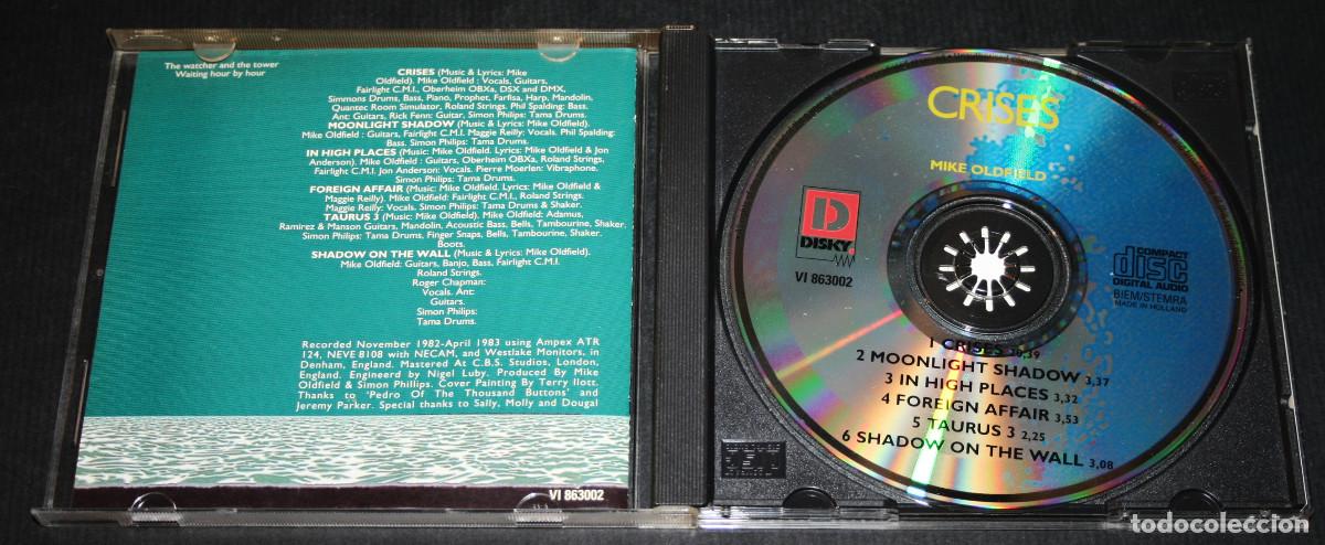 CDs de m&uacute;sica: CD - MIKE OLDFIELD - CRISES - VIRGIN RECORDS, 1983 - Foto 3