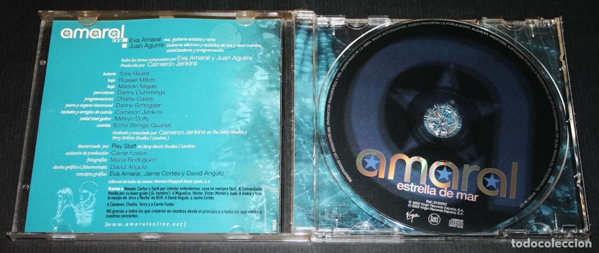 CDs de m&uacute;sica: CD - AMARAL - ESTRELLA DE MAR - VIRGIN RECORDS, 2002 - Foto 3