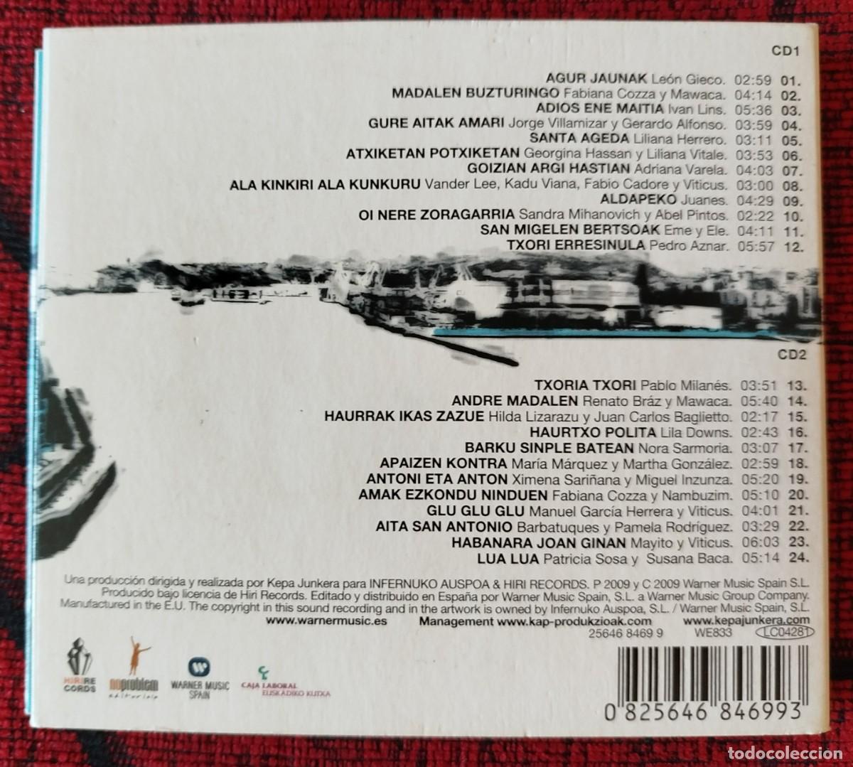 CDs de m&uacute;sica: KEPA JUNKERA ** Kalea ** DOBLE CD 2009 - Foto 2