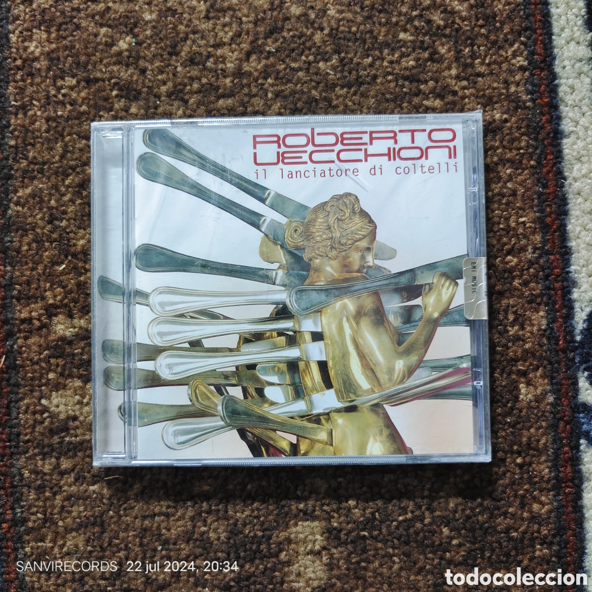 CDs de m&uacute;sica: CD, ROBERTO VECCHIONI: IL LANCIATORE DI COLTELLI - Foto 1