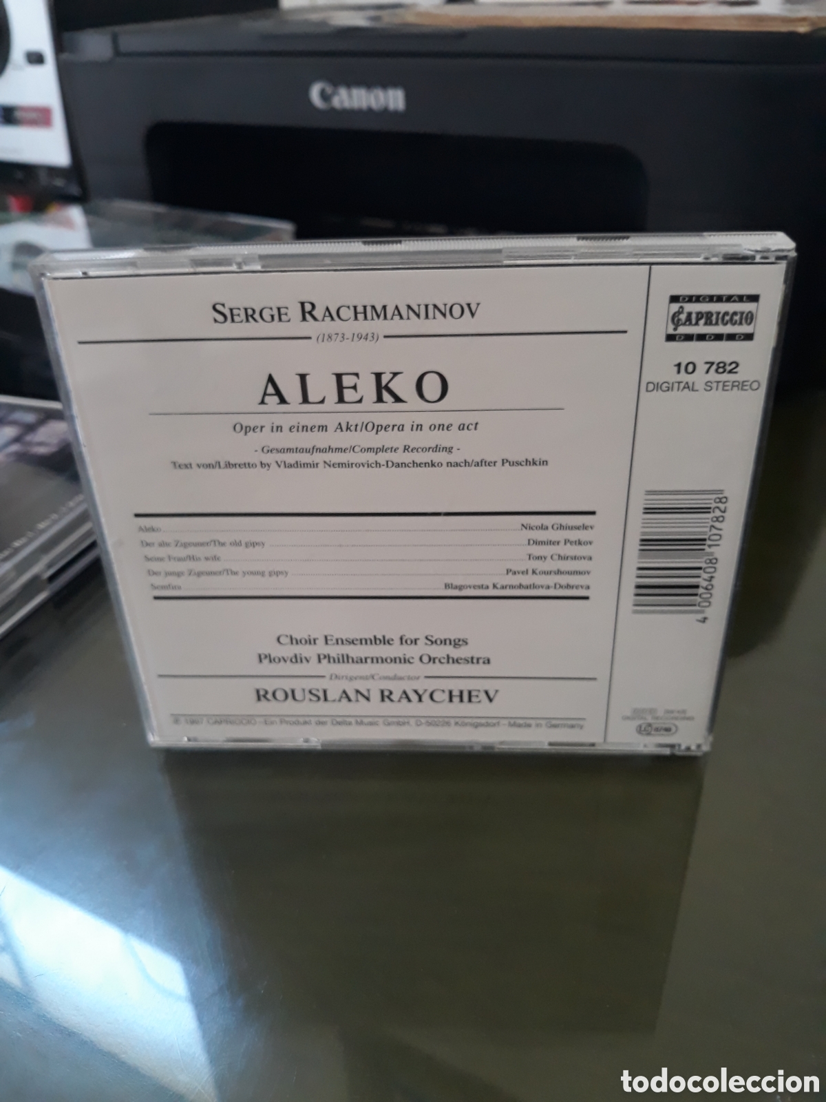CDs de m&uacute;sica: RACHMANINOV: ALEKO - CAPRICCIO - CD - Foto 2