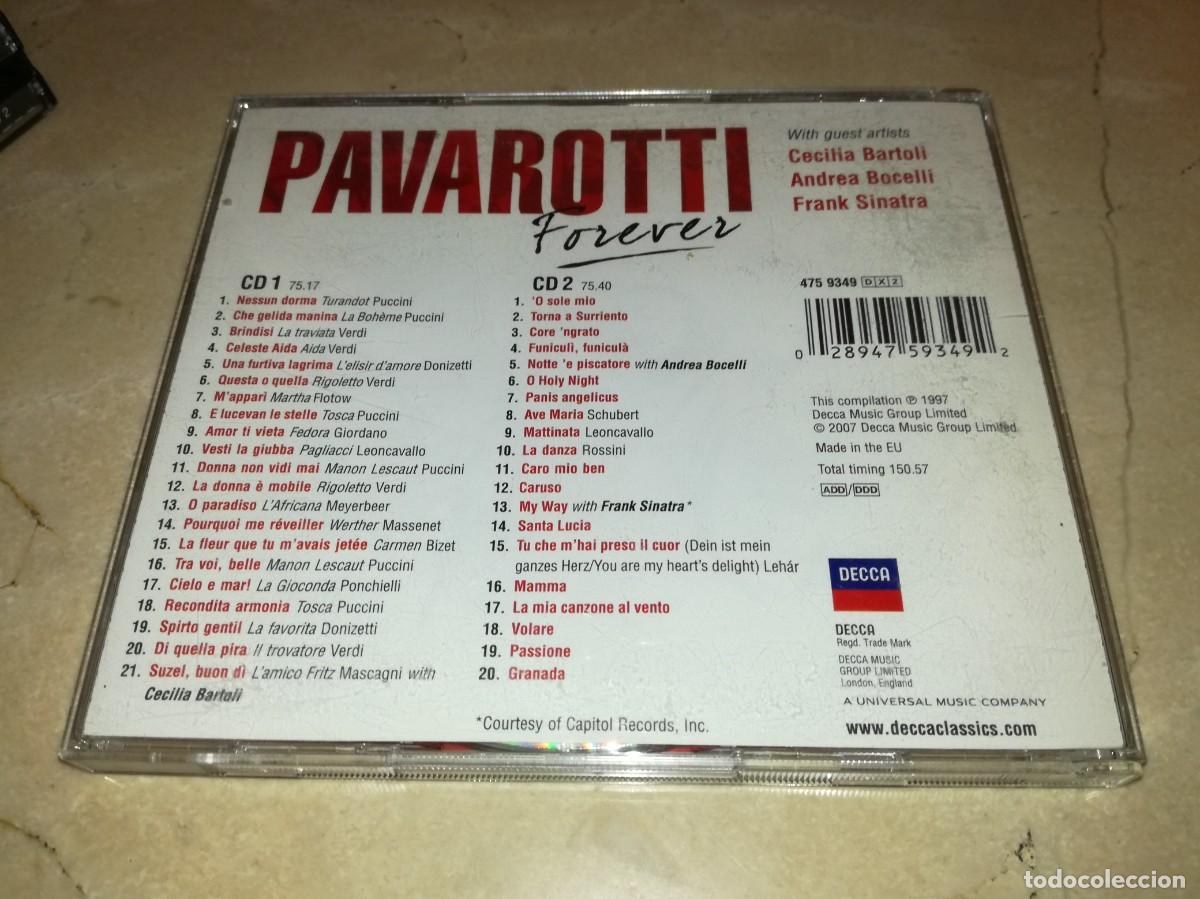 CDs de m&uacute;sica: LUCIANO PAVAROTTI-FOREVER-DOBLE CD - Foto 2