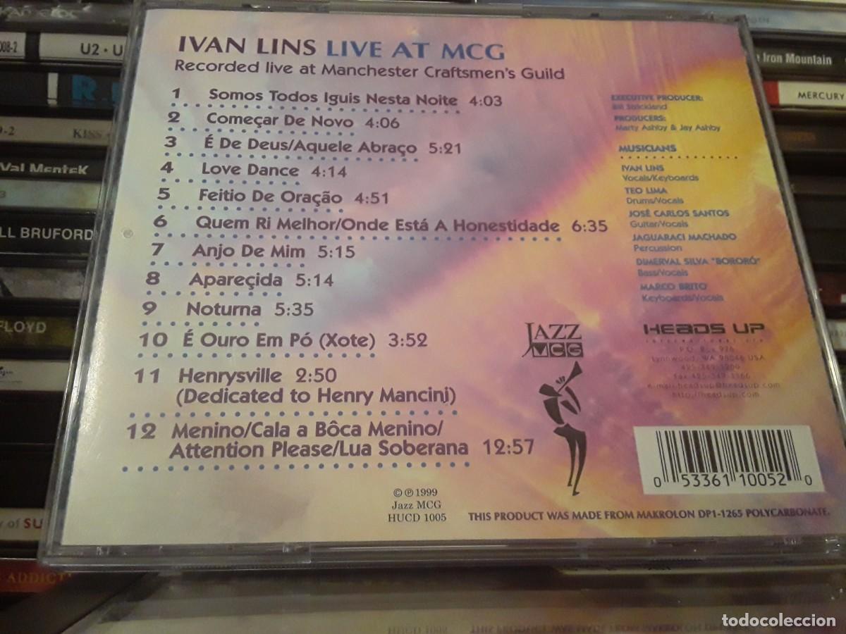CDs de m&uacute;sica: Ivan Lins &lrm;&ndash; Live At MCG - cd edic. usa 1999 - Foto 2