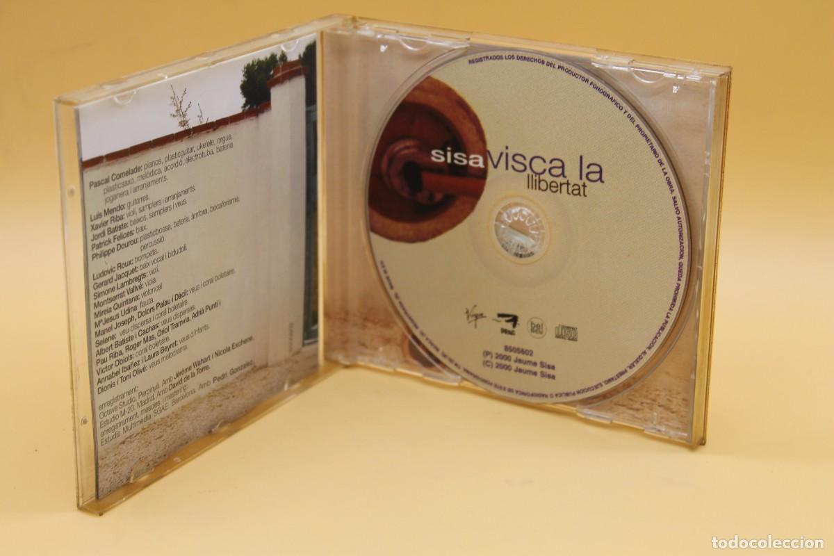 CDs de m&uacute;sica: SISA AMB PASCAL CMELADE VISCA LA LLIBERTAT CD - Foto 2