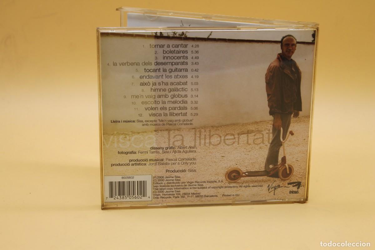 CDs de m&uacute;sica: SISA AMB PASCAL CMELADE VISCA LA LLIBERTAT CD - Foto 3