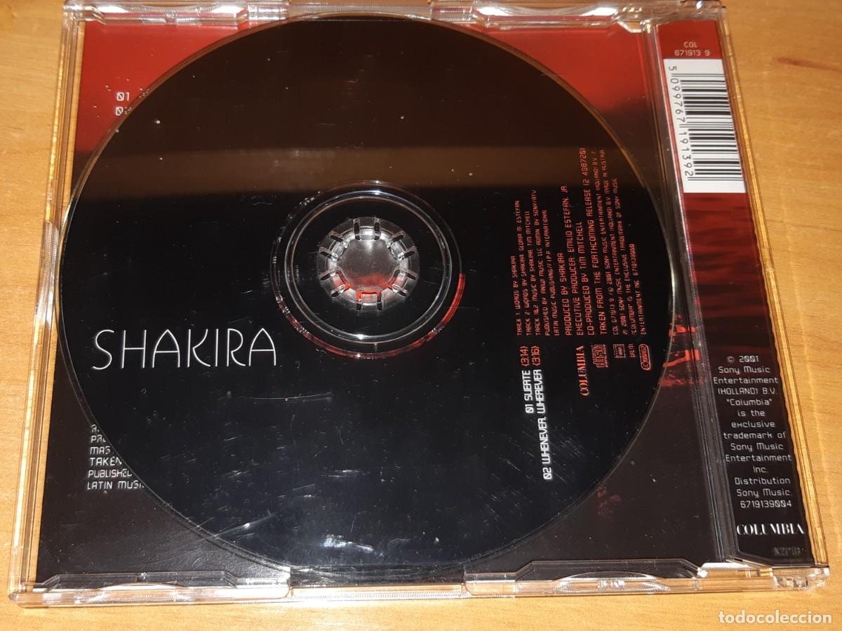 CDs de m&uacute;sica: SHAKIRA SUERTE - WHENEVER CD SINGLE 2001 - Foto 3