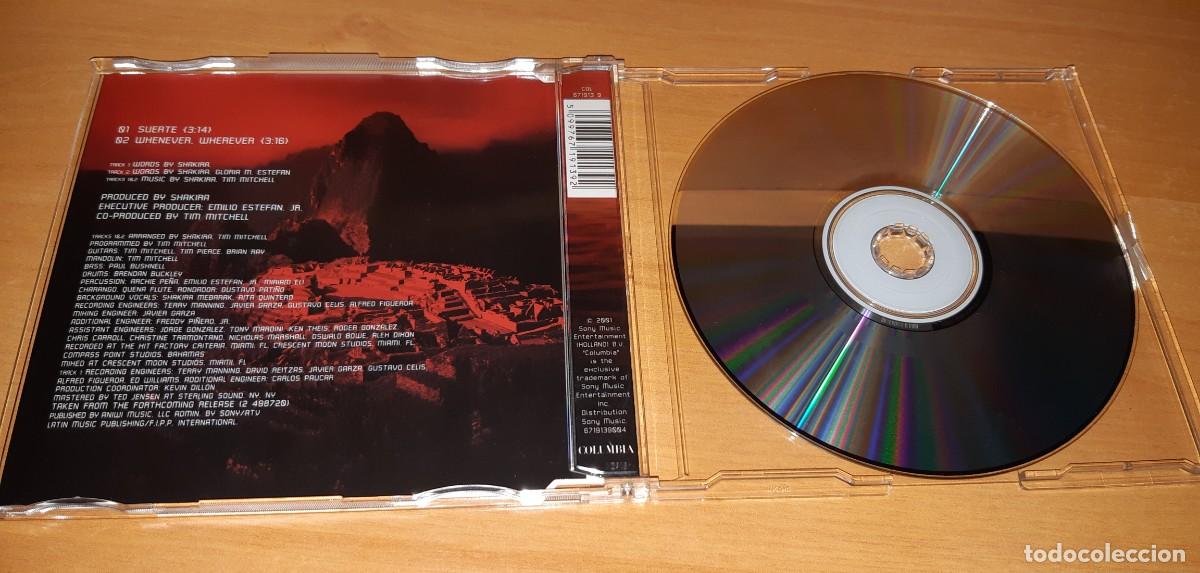 CDs de m&uacute;sica: SHAKIRA SUERTE - WHENEVER CD SINGLE 2001 - Foto 4