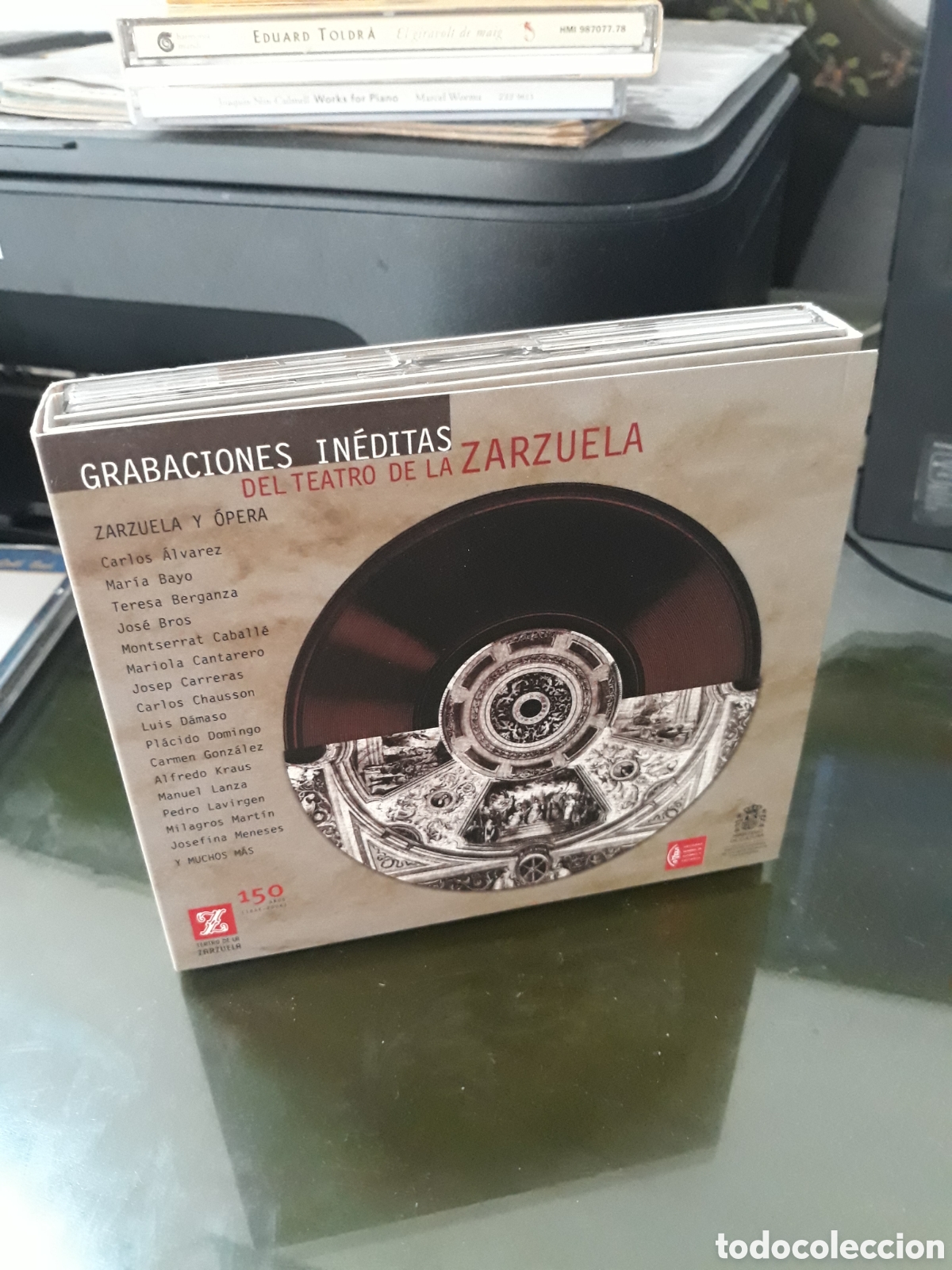 Music CDs: GRABACIONES IN&Eacute;DITAS DEL TEATRO DE LA ZARZUELA - 4 CD&acute;S