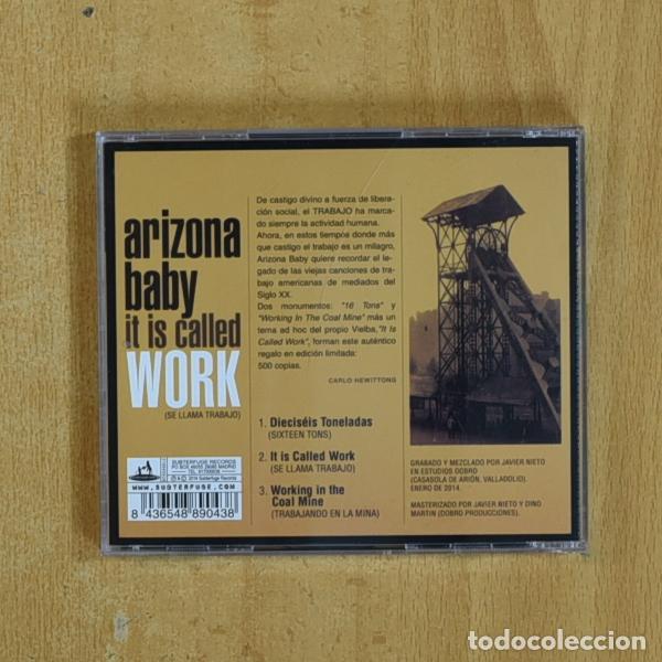CDs de m&uacute;sica: ARIZONA BABY - IT IS CALLED WORK - CD - Foto 2