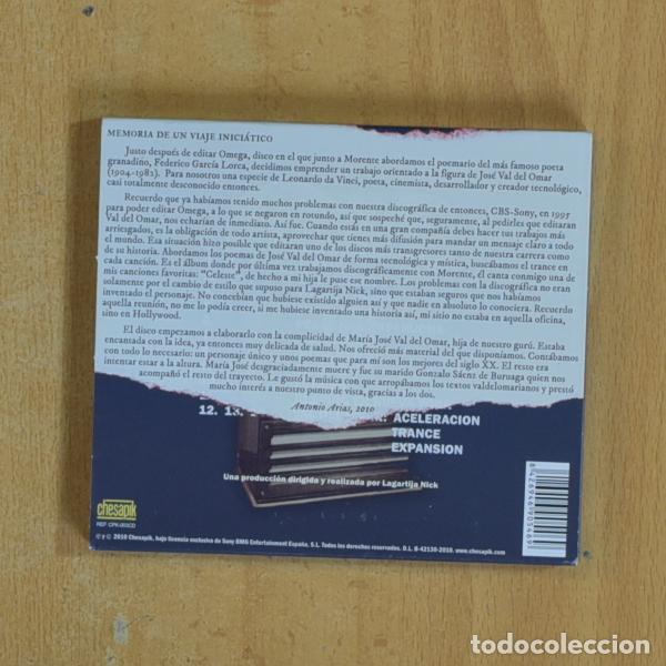 CDs de m&uacute;sica: LAGARTIJA NICK - VAL DEL OMAR - CD - Foto 2