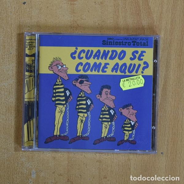 CDs de m&uacute;sica: SINIESTRO TOTAL - CUANDO SE COME AQUI - CD - Foto 1