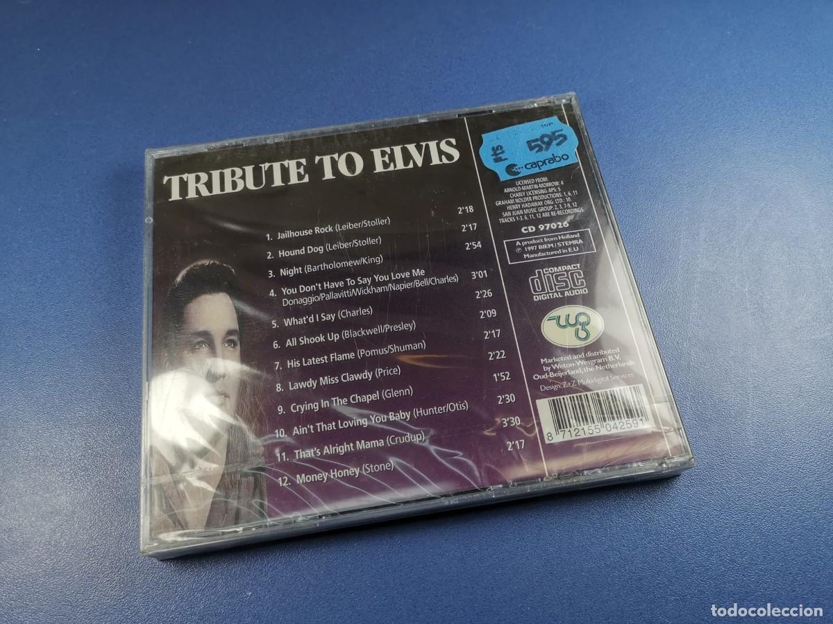 CDs de m&uacute;sica: TRIBUTE TO ELVIS - PRECINTADO - REF. 97026 - 1997 - Foto 2