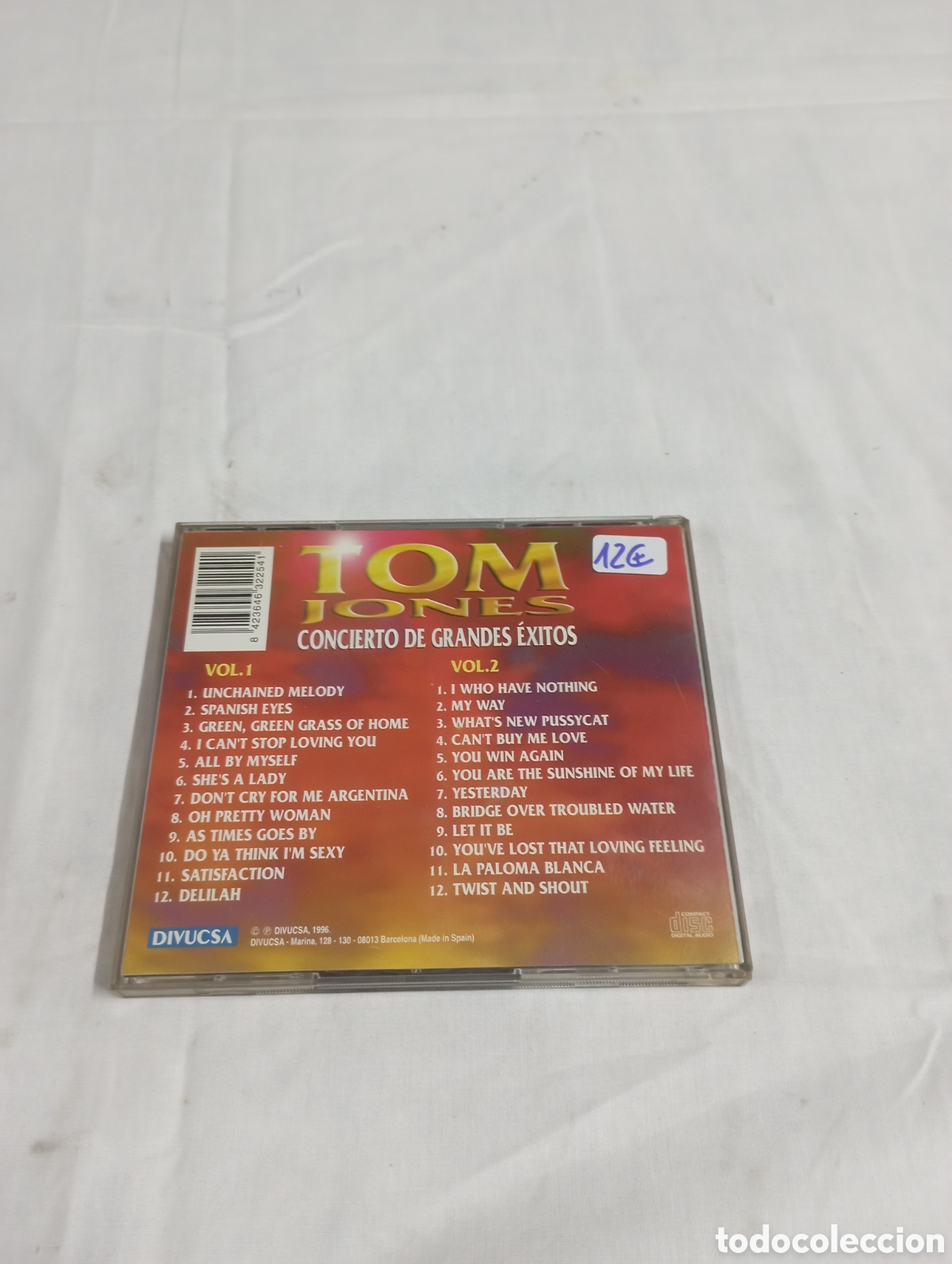 CDs de m&uacute;sica: Tom Jones concierto de grandes exitos - Foto 2