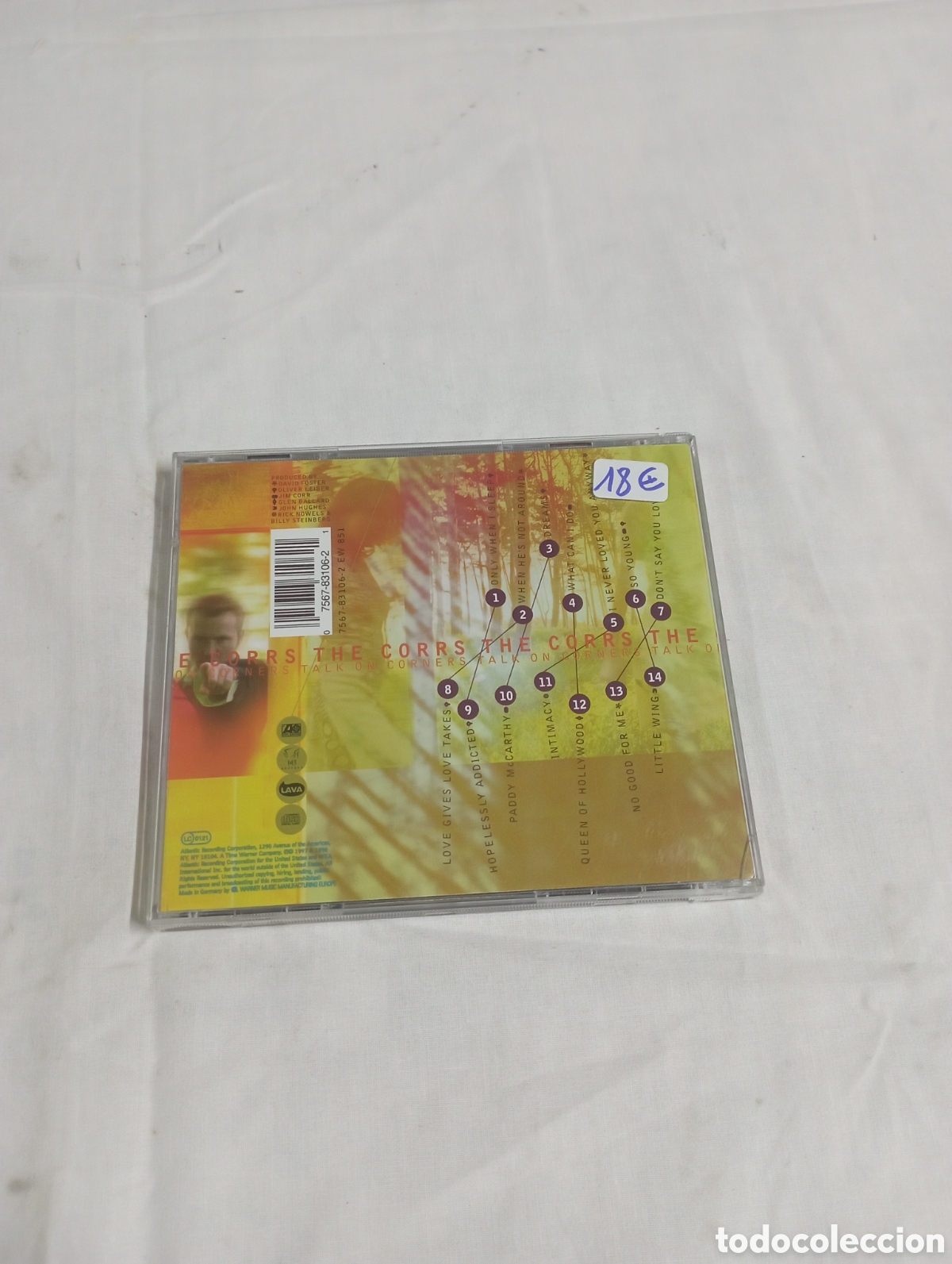 CDs de m&uacute;sica: The corrs talk on corners - Foto 2