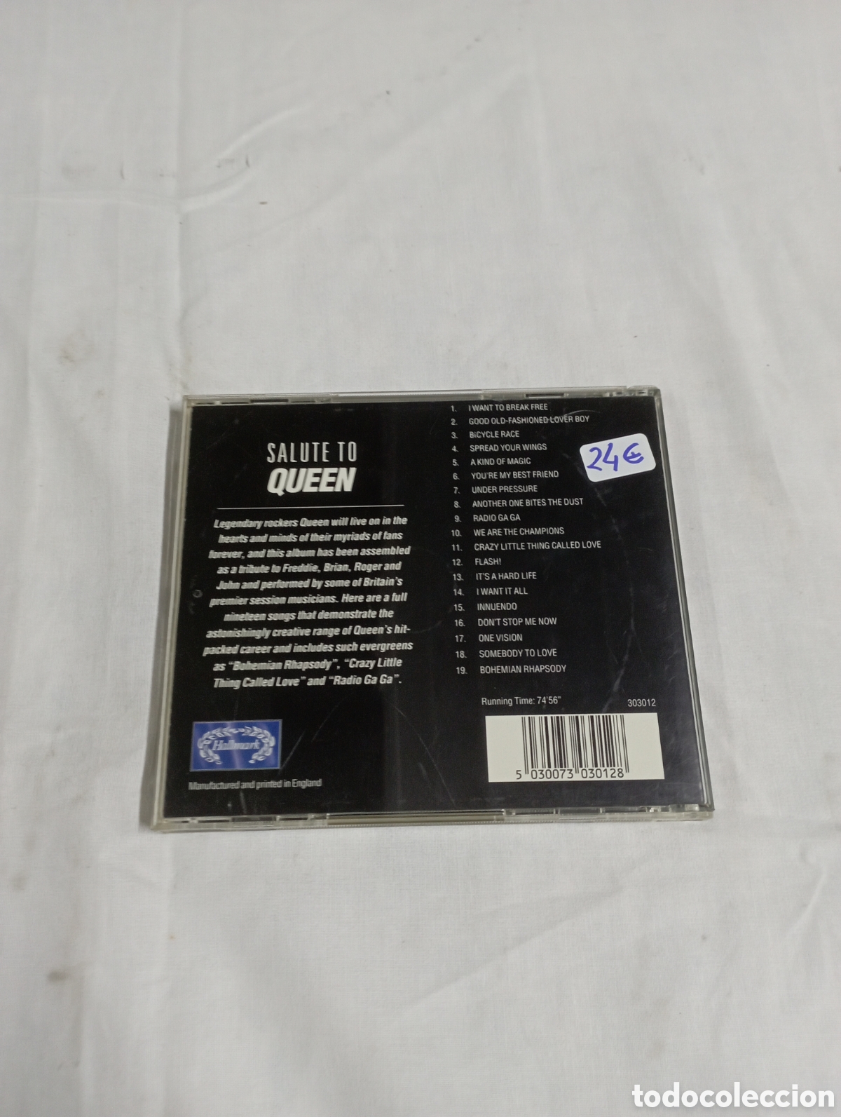 CDs de m&uacute;sica: Salute ton queen hallmark - Foto 2