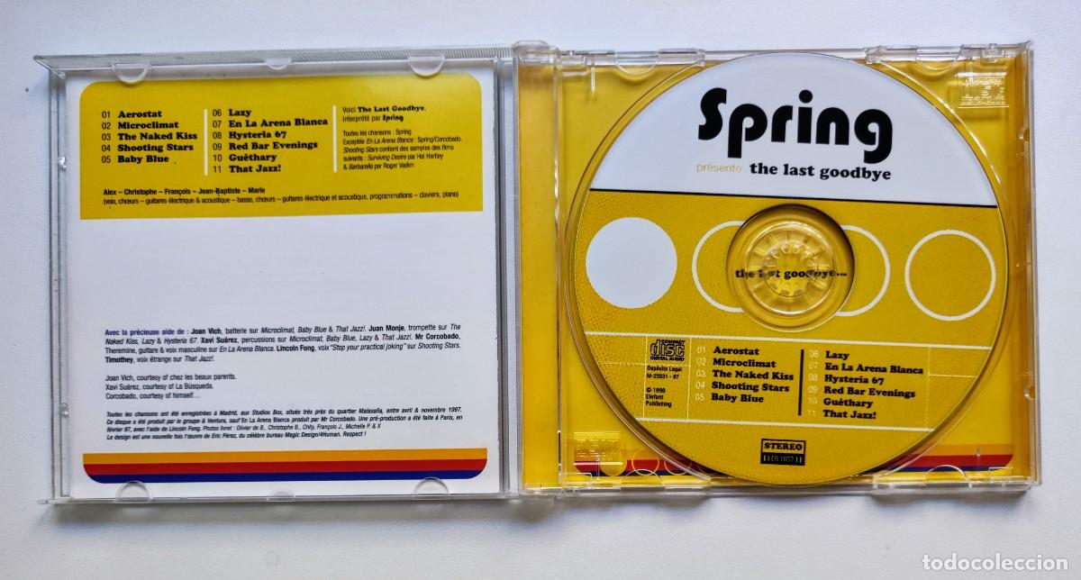 CDs de m&uacute;sica: SPRING / THE LAST GOODBYE - CD 1998 ELEFANT RECORDS - Foto 3