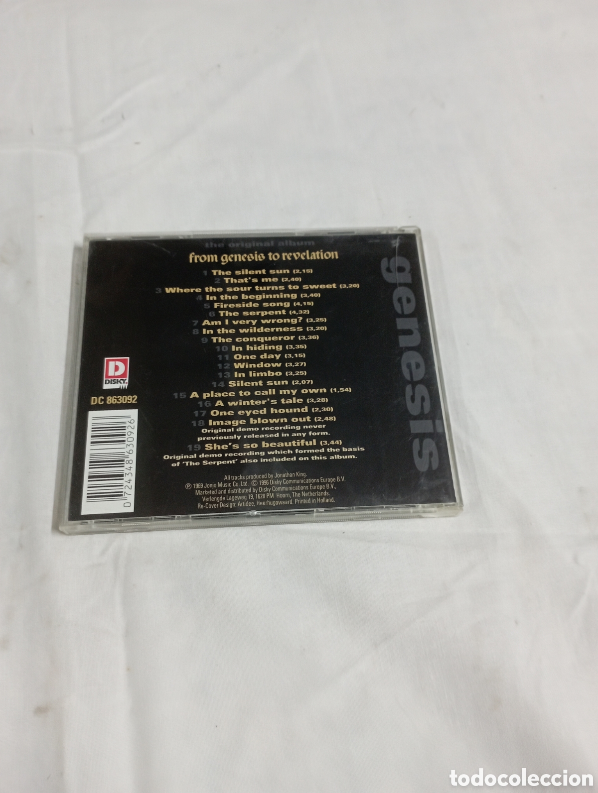 CDs de m&uacute;sica: Genesis from genesis to revelation - Foto 2