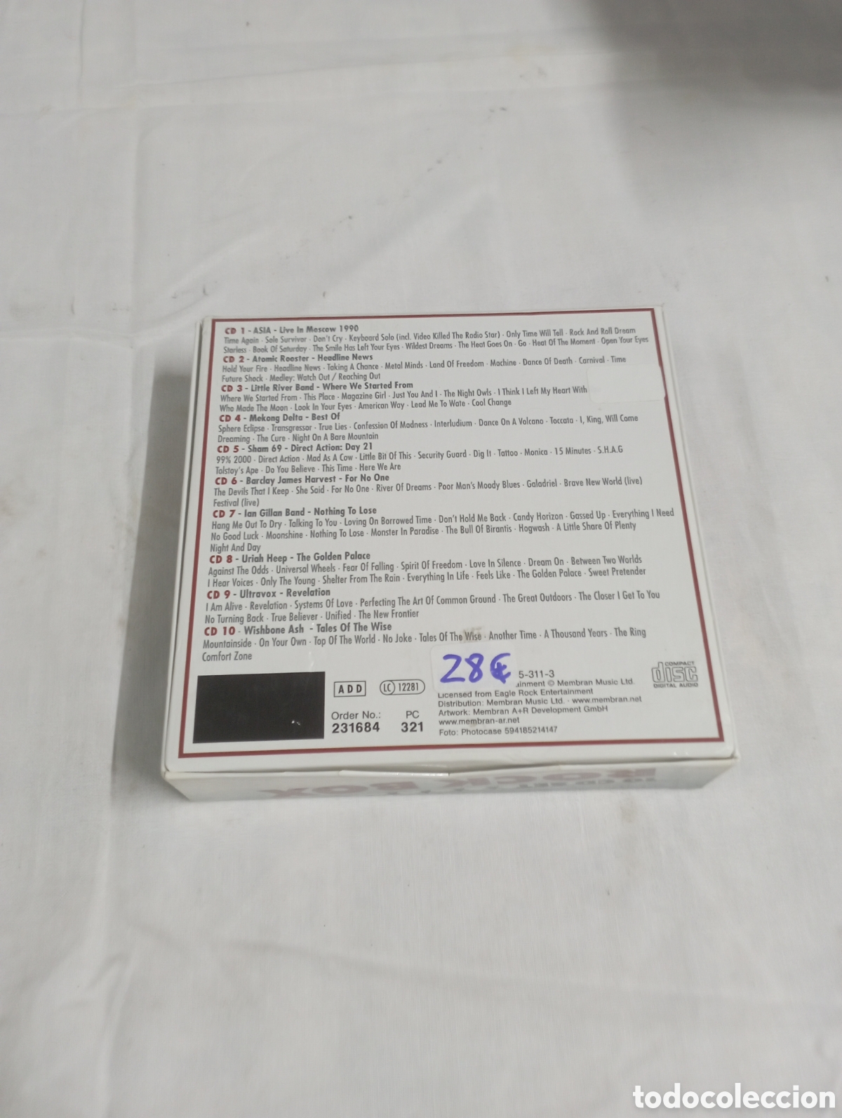 CDs de m&uacute;sica: Rock Box 10 cd set Asia- atomic rooster - Foto 3