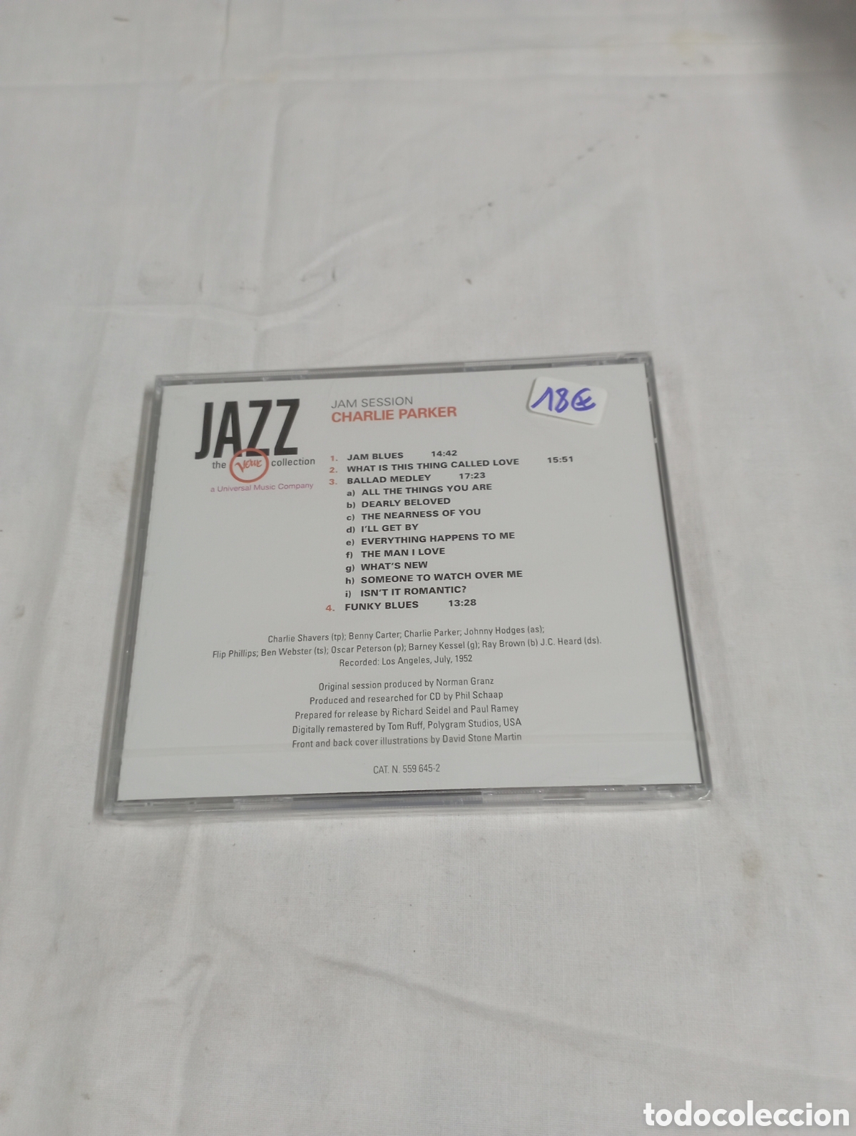 CDs de m&uacute;sica: Charlie Parker Jam session - Foto 2