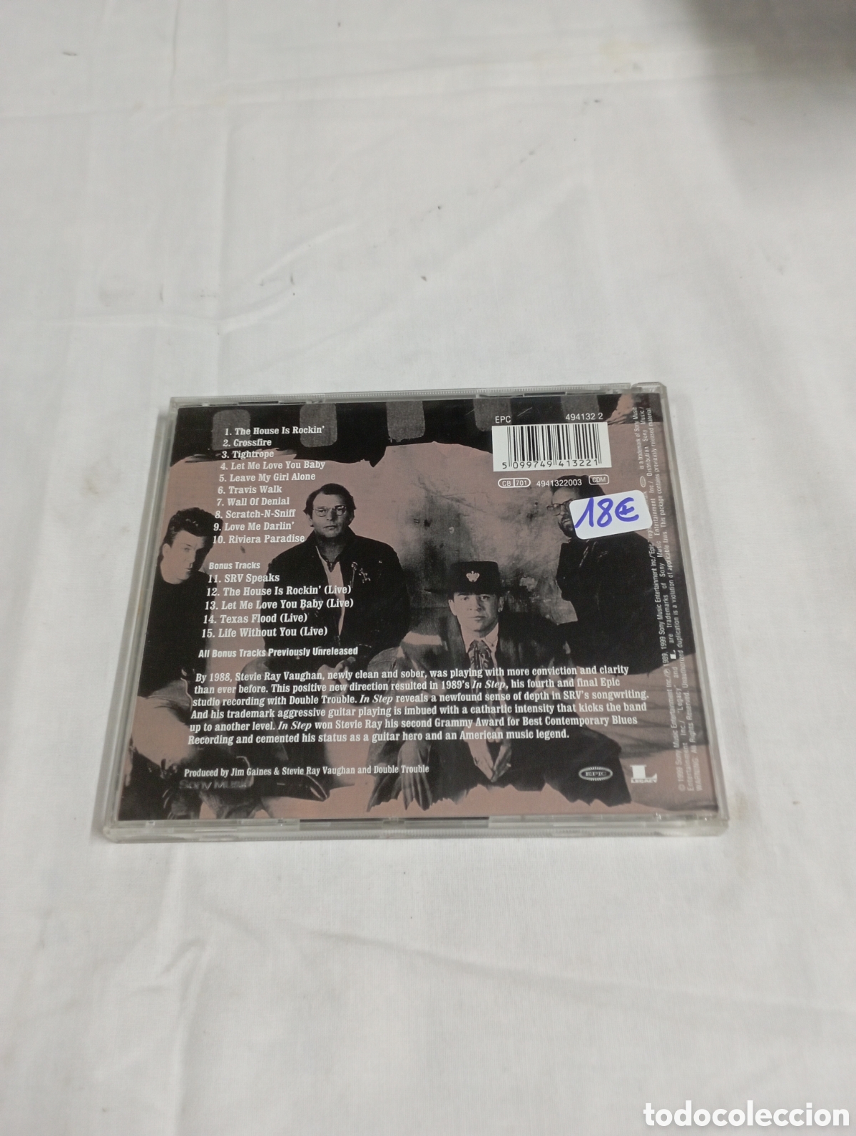 CDs de m&uacute;sica: SRV Steve ray vaughan and double trouble - Foto 2