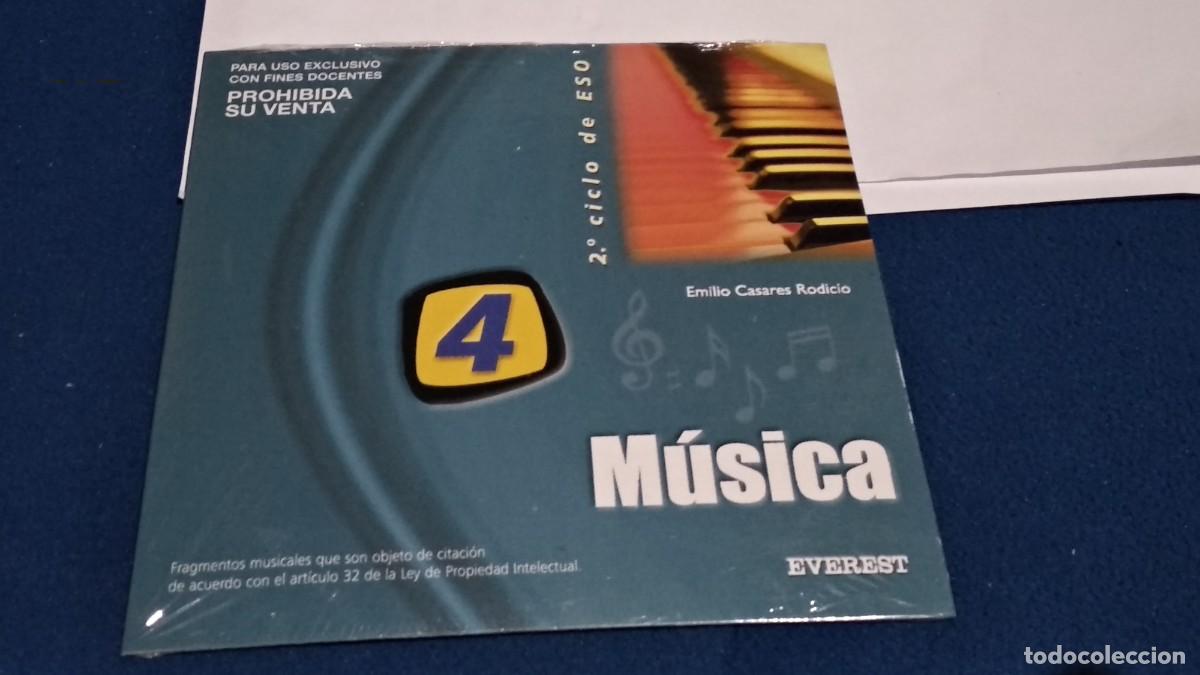 Music CDs: CD / 2&ordm; CICLO DE ESO M&Uacute;SICA / EVEREST / POR EMILIO CASARES RODICIO - 65 FRAGMENTOS MUSICALES - NUEVO