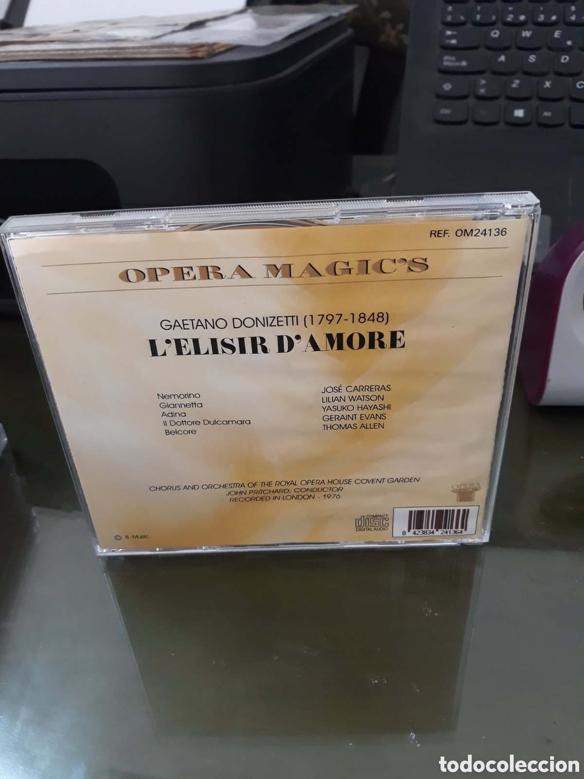 CDs de m&uacute;sica: DONIZETTI: L&acute;ELISIR D&acute;AMORE - OPERA MAGIC&acute;S - 2 CD - Foto 2